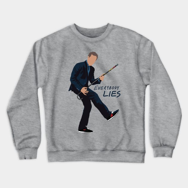 Everybody Lies - House M.D. Crewneck Sweatshirt by Pulp Culture